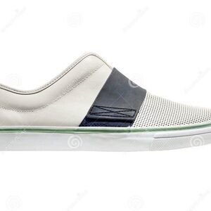 Puma El Rey Slip On Leather Shoes With Rubber Soles White for men